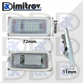 LED плафони осветление заден номер BMW 3 E46